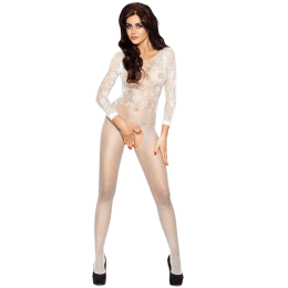 PASSION - EROTICLINE WHITE CATSUIT BS007